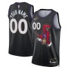 Camiseta Hombre Toronto Raptors Personalizadas 2024-25 Nike City Edition Negro Swingman